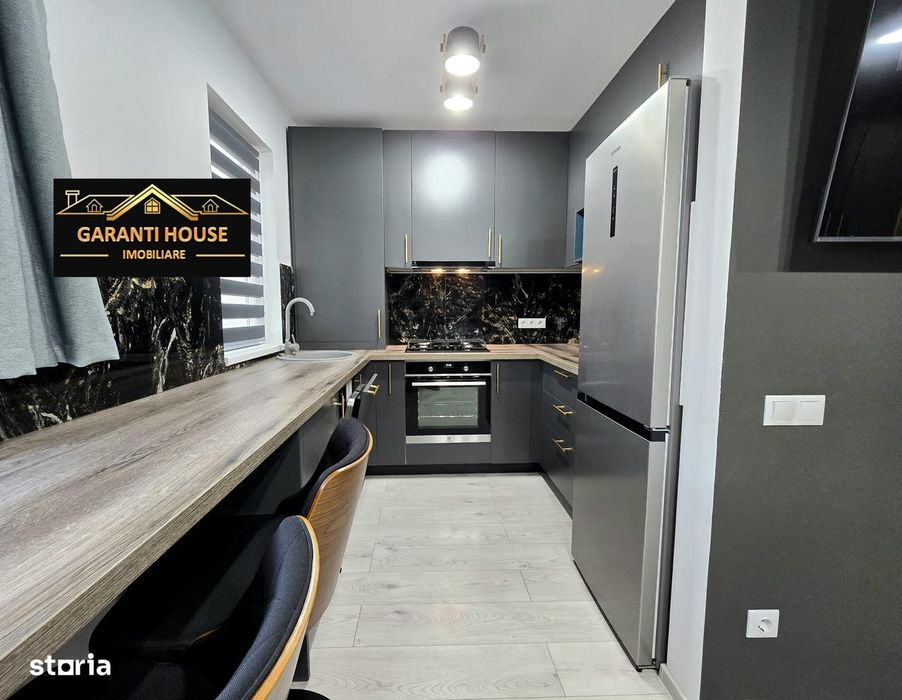 Zona Lamaitei, apartament cu 2 camere, terasa, parcare, 350€/Luna