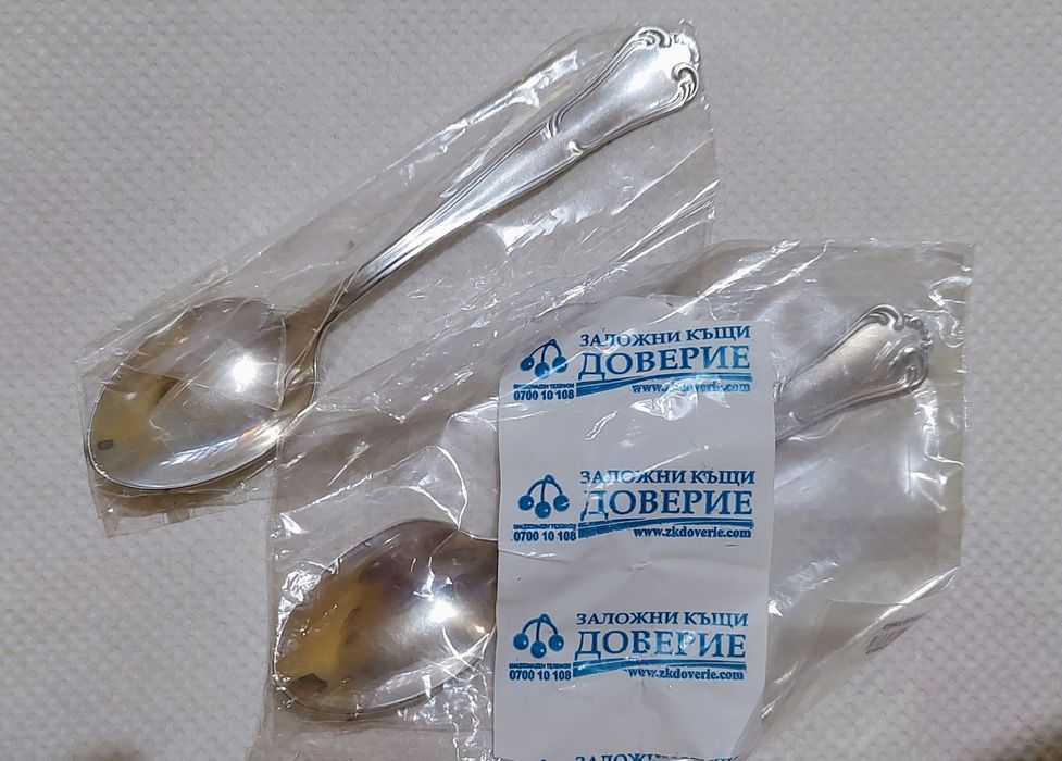Сребърни лъжици 925%сребро.