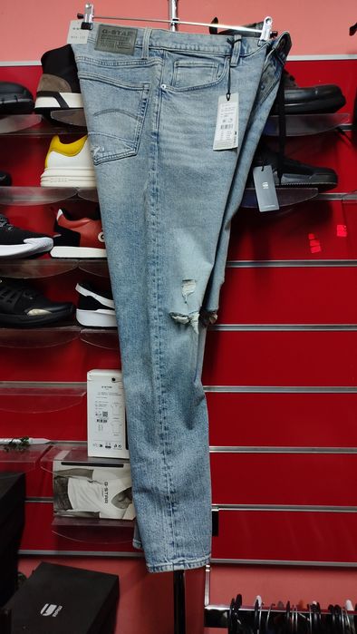 Оригинални дънки G-Star Raw 3301 W33 , W34 , W36 Slim нови мъжки светли