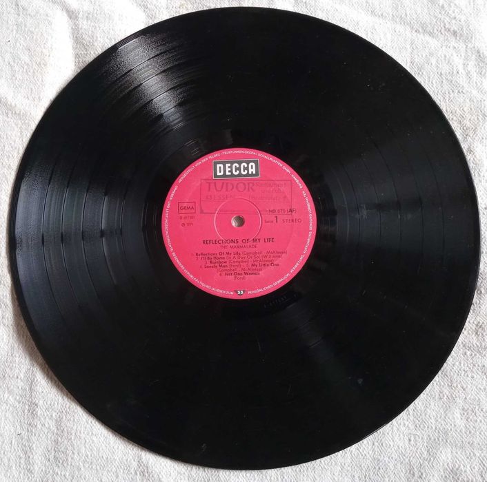 Грамафона плоча The Marmalade "Reflection ofmylife..." 1974 Decca