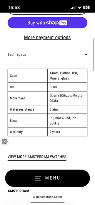 Часовник Head    .