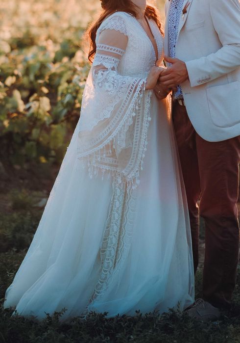 Сватбена рокля в бохо стил