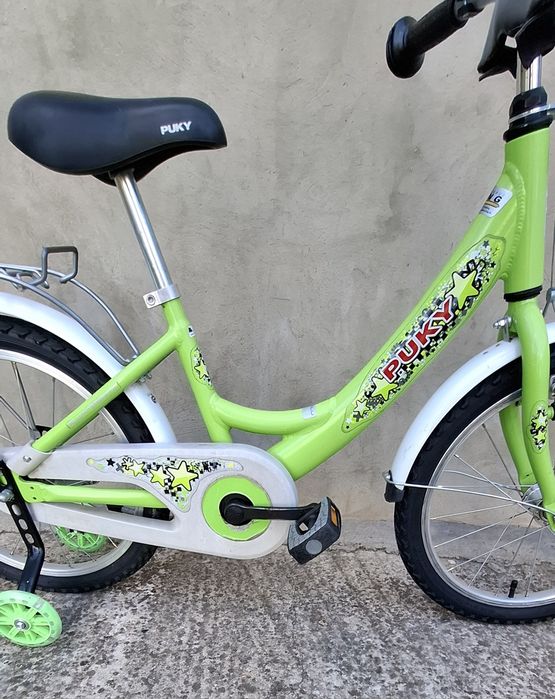 Bicicletă de copii PUKY cadru din aluminiu pe 18 inchi cu vârsta de la 5 la 7 an