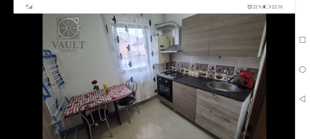 Garsoniera de închiriat la parter, situata în Dobroiesti Ilfov la 2 min de stația de autobuz magazie alimentare si restaurante in aproprie,.