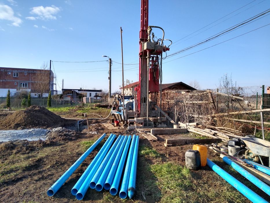 Foraje puțuri apa profesionale ,,denisipari,alte lucrări
