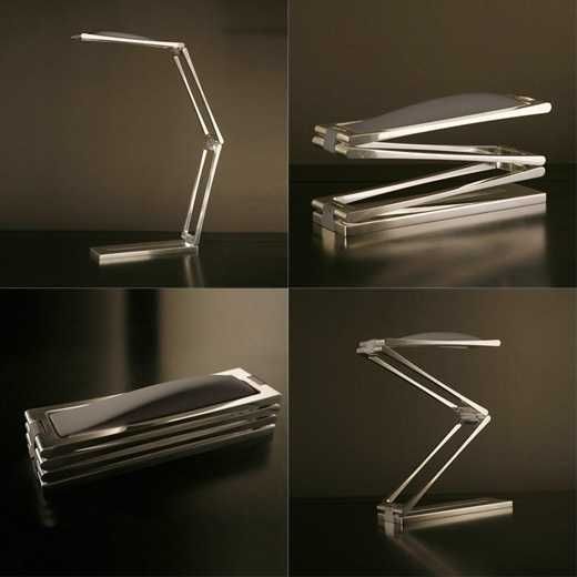 Ilaria Marelli lampa de birou LED model Chain spatial design Italia