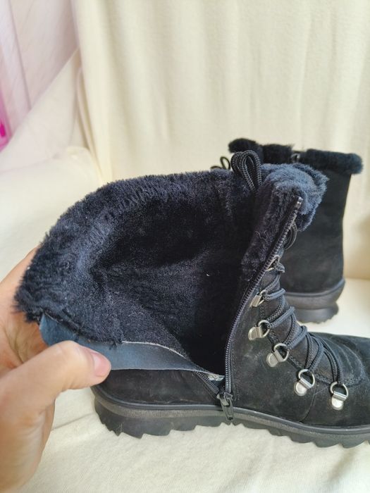 Ghete Remonte  37 piele naturala imblanite