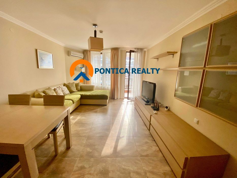 Двустаен на първа линия гледка море в Свети Влас- Манастира