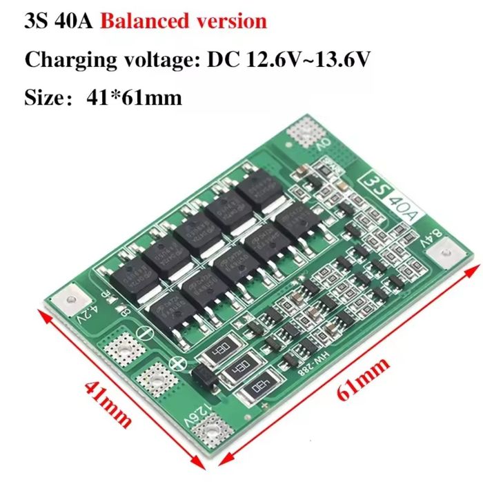 Module BMS 3s 40 ah și 6s  cu balans