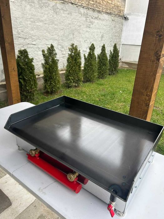 Plită/gratar profesional pe gaz