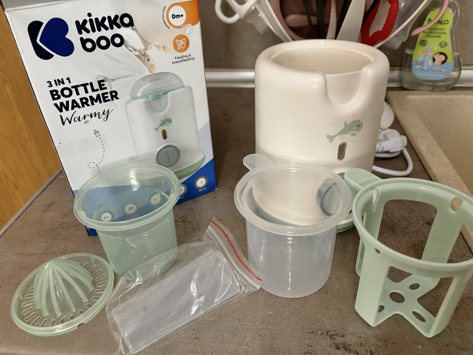 KIKKA BOO Нагревател за шишета 3в1 WARMY