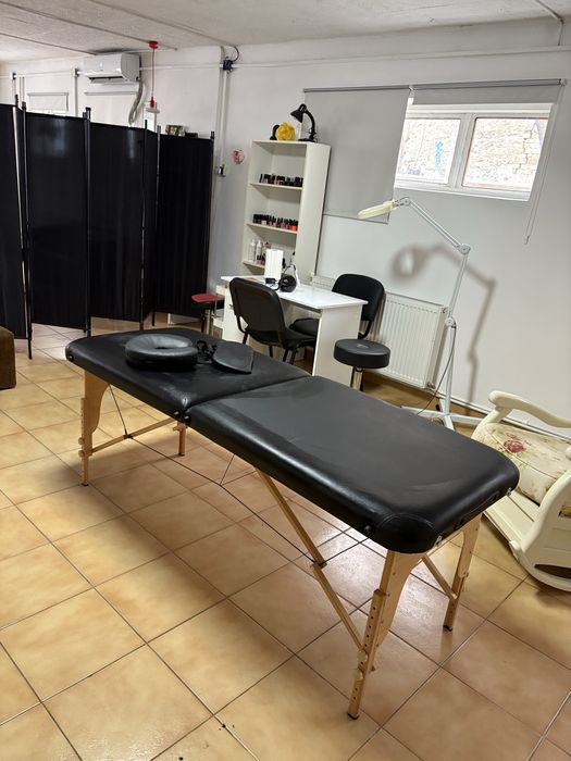 Pat pliabil pentru gene negru de lemn beauty