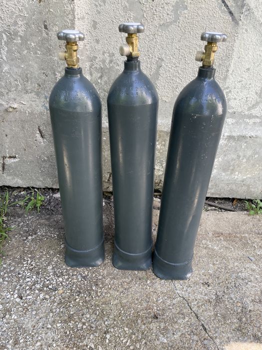 Бутилки за Co2 и Argon с НОВИ кранове