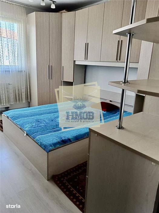 Apartament mobilat 59 mpu etaj intermediar terasa in blocul Y