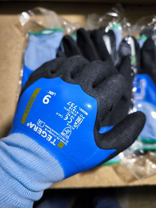 Перчатки TEGERA 737, нейлон, полный облив нитрил размер 9 L