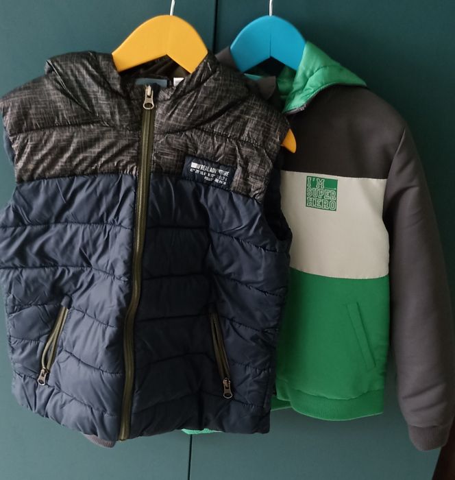 Лот от елек и пролетно яке размер 128-134 като нови