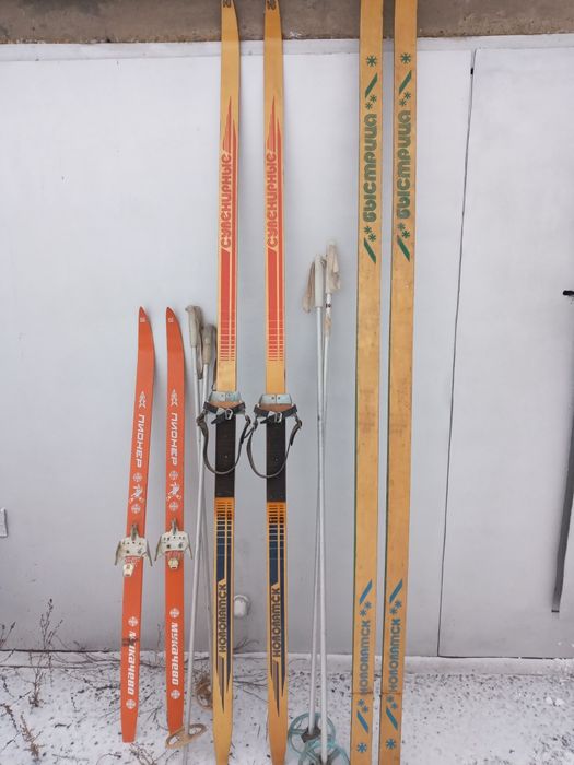 Продам лыжи б.у.