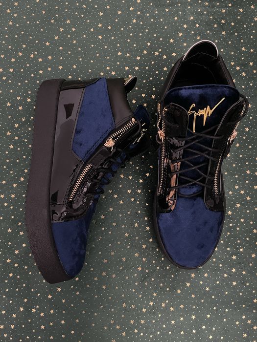 Giuseppe Zanotti Kriss Velvet Mid - Premium Quality , Material Catifea