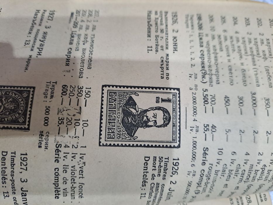 Каталог пощенски марки СИМА -1947