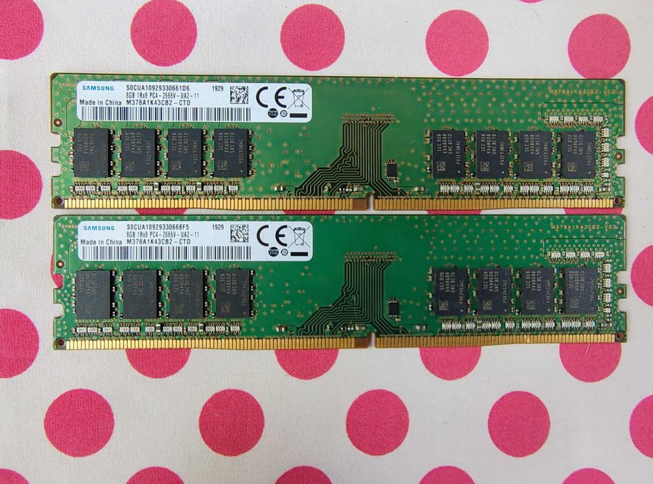 Kit Memorie Ram Samsung 16 GB (2x8) DDR4 2666MHz.