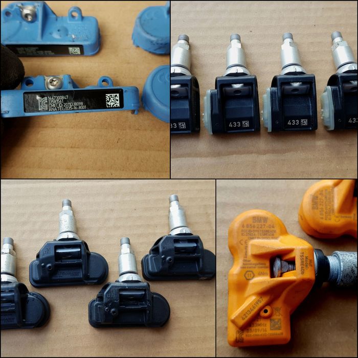 БМВ Мерцедес TPMS сензори, датчици налягане гуми. Вентили BMW Mercedes