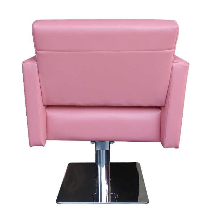 Фризьорски стол M788, черен/розов
