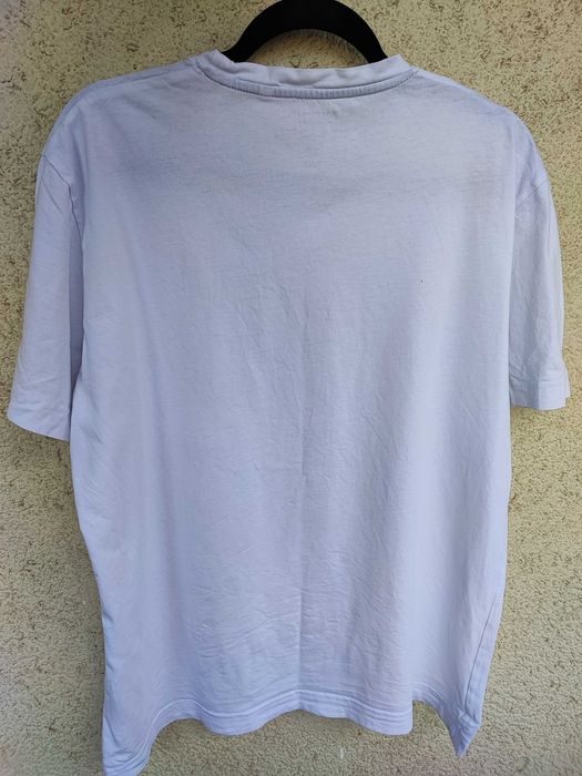Tricou Tom Tailor alb, cu logo, bumbac organic, mărimea XL