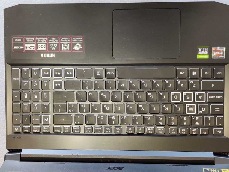 ACER Nitro 5 AN515-45 RTX 3050 Gaming Laptop / Гейминг Лаптоп