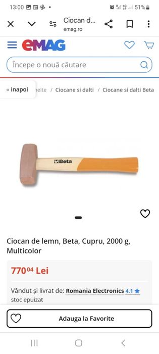 Vand Ciocan BETA