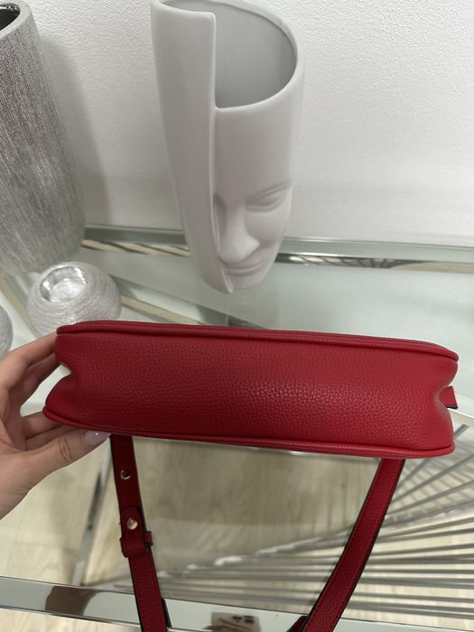 Geanta rosie de piele