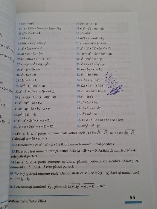 Culegere Matematica Standard clasa a 8-a
