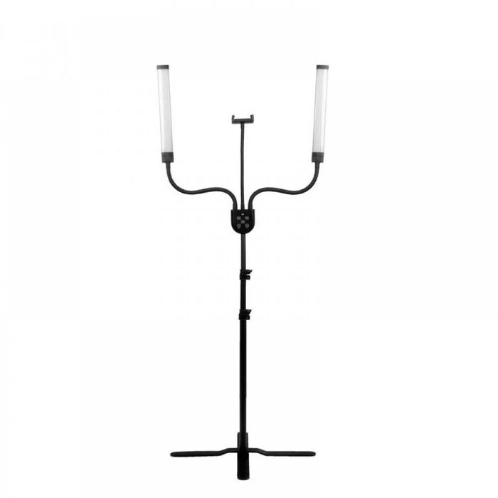 LED лампа Polluks VI MSP-MJ-02 - дистанционо упр за грим и мигли-черно