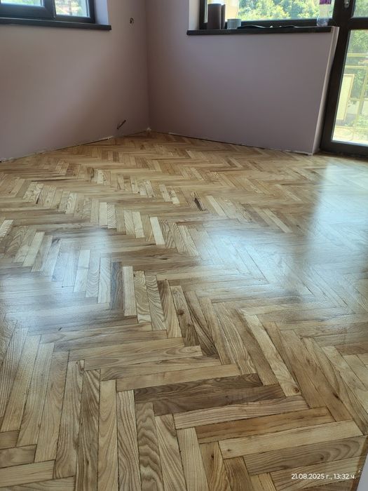 Циклене на паркет и дюшеме