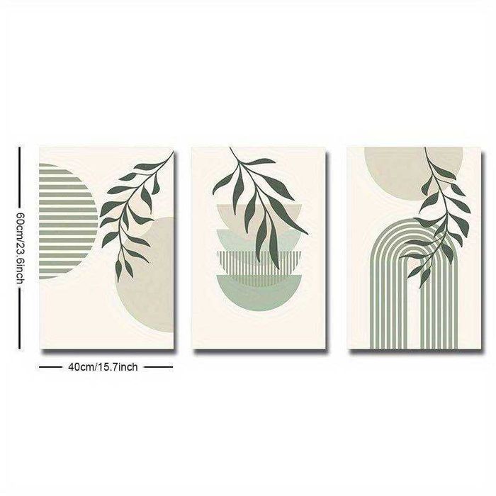 Картини/ Платно Бохо стил - 3 броя - 40x60 см