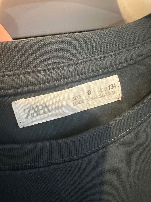 Bluze Zara, set de 2, alb si verde inchis