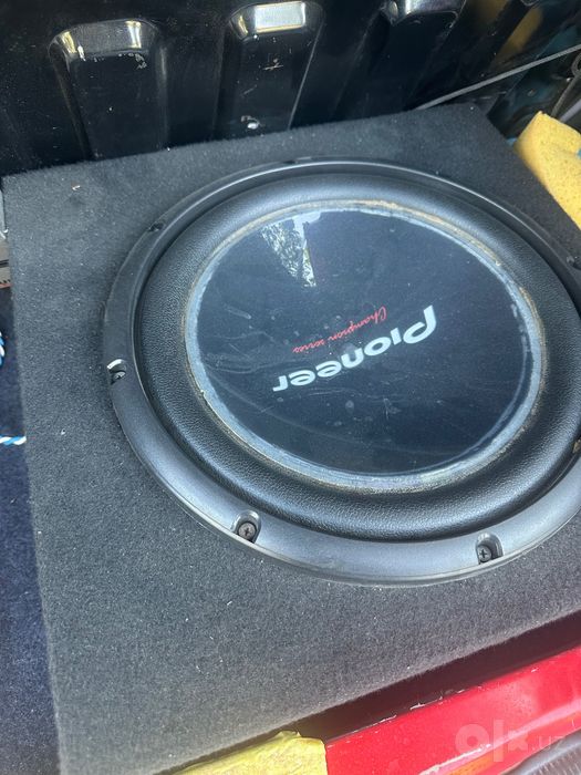 pioneer w309d4 сабуфер для авто с коробом