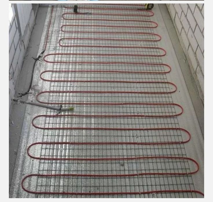 Электрический тёплый пол под кафель