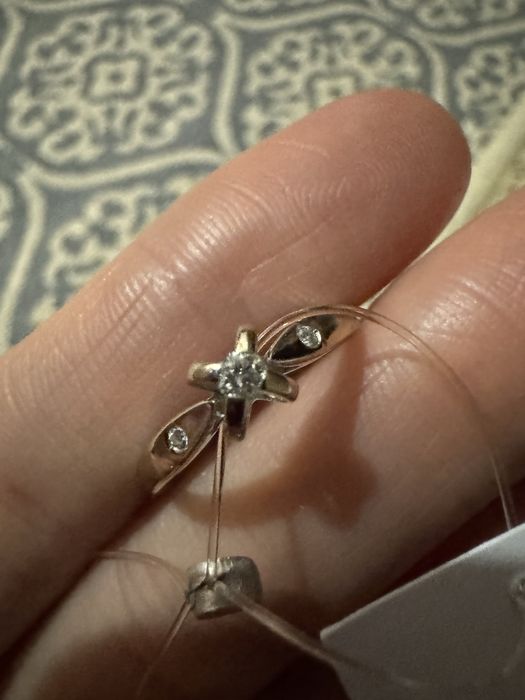 Кольцо с бриллиантами 585 пробы