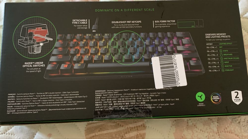 Razer мишка клавиатура и пад