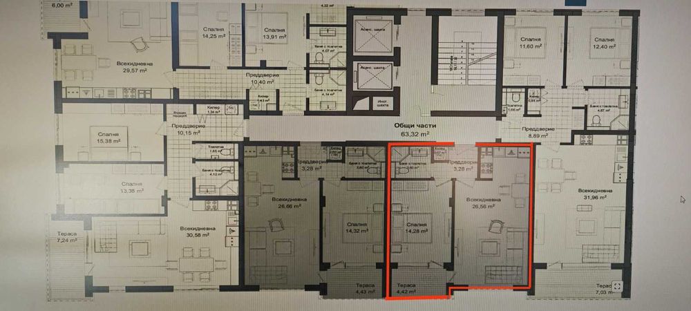Продава се Двустаен апартамент в Пловдив, Гагарин - 72 кв.м за 714 €/кв.м - Снимка #5