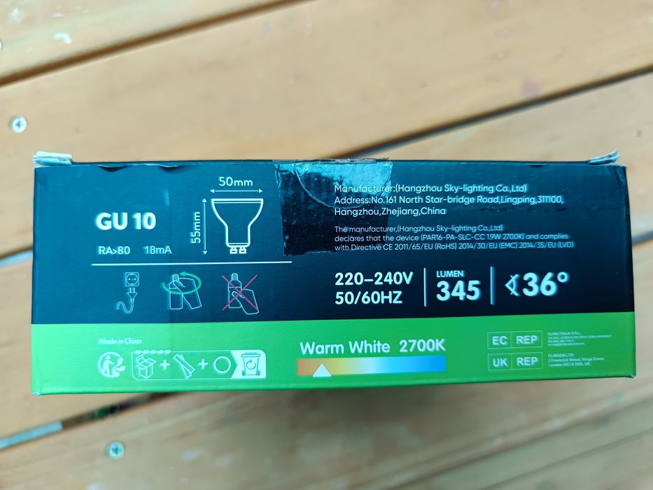 Комплект Led крушки gu10 Sailsco