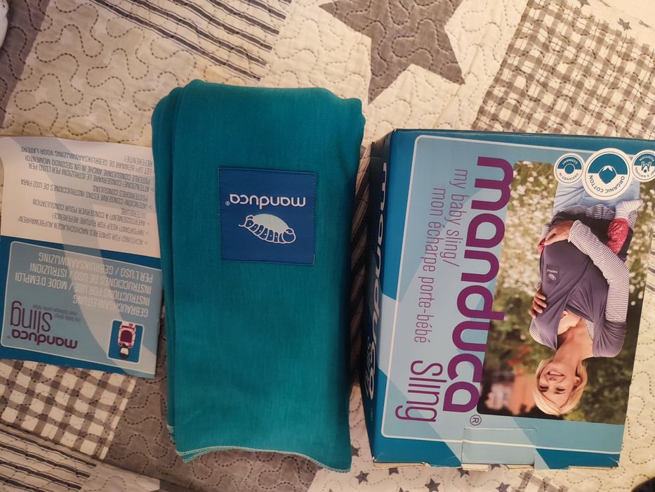 Manduca Sling — wrap elastic din bumbac organic