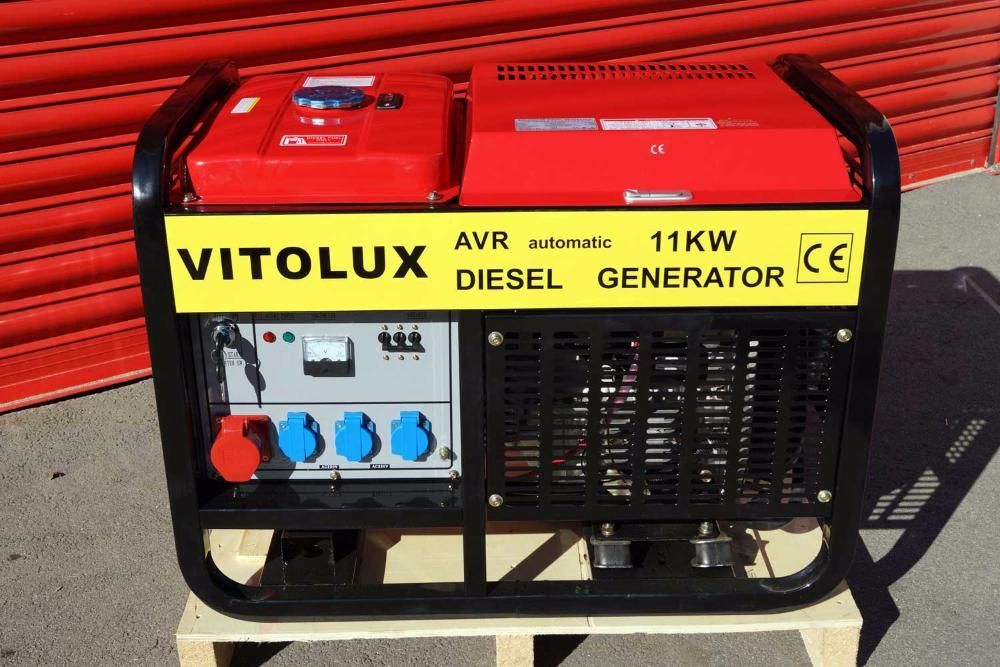 14KVA Дизелови Трифазни Генератори VITOLUX с електрически старт