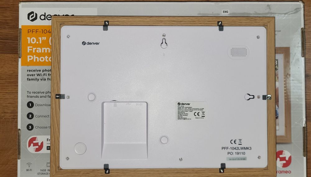 Rama foto digitala, Denver, Wi-Fi, Ecran tactil, IPS, 10", 16GB