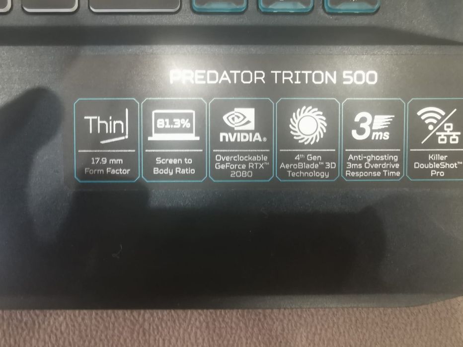 Ноутбук Acer Predator Triton 500