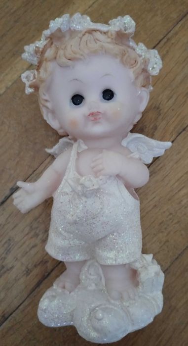 Фигурки на Ангели (момче/момиче) от смола (14х7см.)