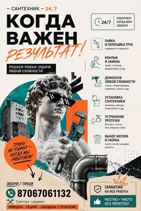 Услуги сантехника