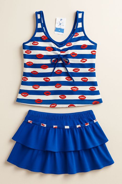 Купальник қизлар учун юбкали