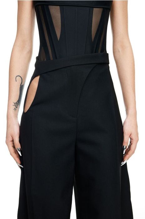 pantaloni lana Mugler xHM 40