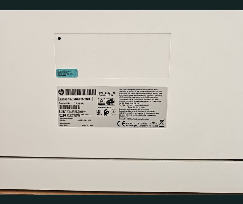 Лазерен Принтер 2023г Hp Laser Jet Enterprise M611